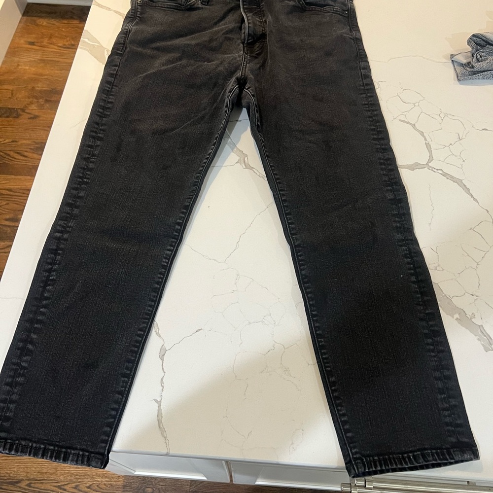 Express Men's Black Jeans - 36 x 30 - Athletic Slim